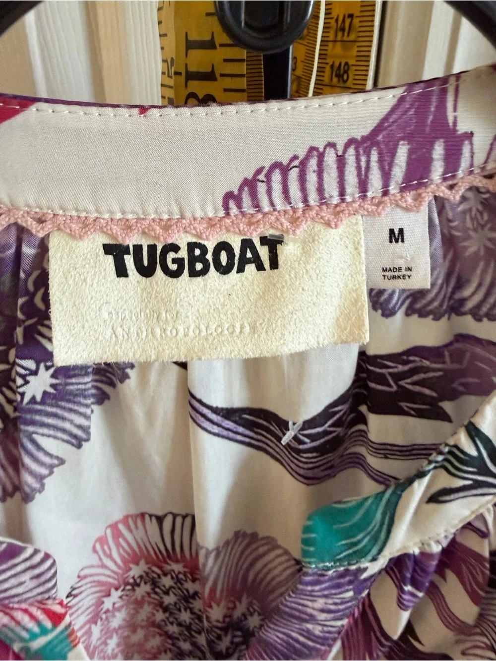 Anthropologie Tugboat Floral Button-Front Women’s Dress in Multi-Color - Picture 2 of 5